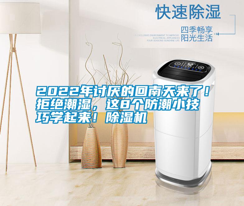 2022年討厭的回南天來了！拒絕潮濕，這8個防潮小技巧學起來！除濕機