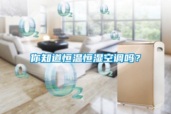 你知道恒溫恒濕空調(diào)嗎？