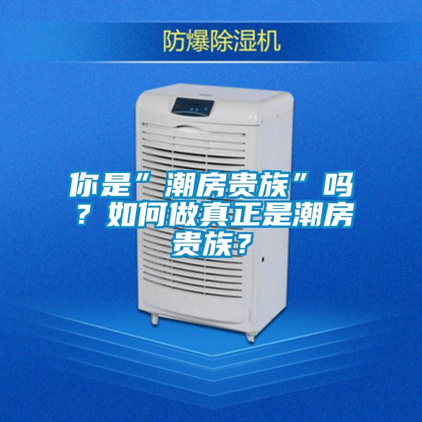 你是”潮房貴族”嗎？如何做真正是潮房貴族？
