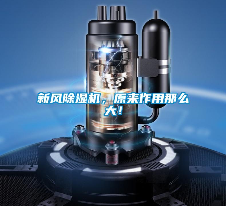 新風除濕機，原來作用那么大！