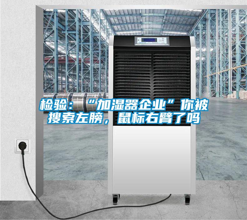 檢驗(yàn):“加濕器企業(yè)”你被搜索左膀,鼠標(biāo)右臂了嗎
