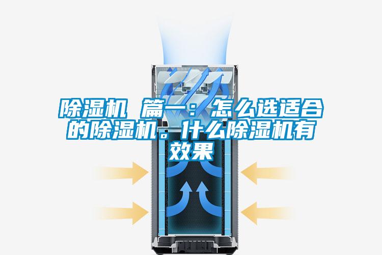 除濕機 篇一：怎么選適合的除濕機。什么除濕機有效果