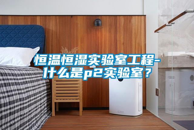 恒溫恒濕實驗室工程-什么是p2實驗室？
