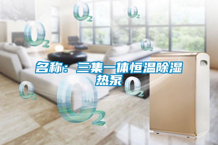 名稱:三集一體恒溫除濕熱泵