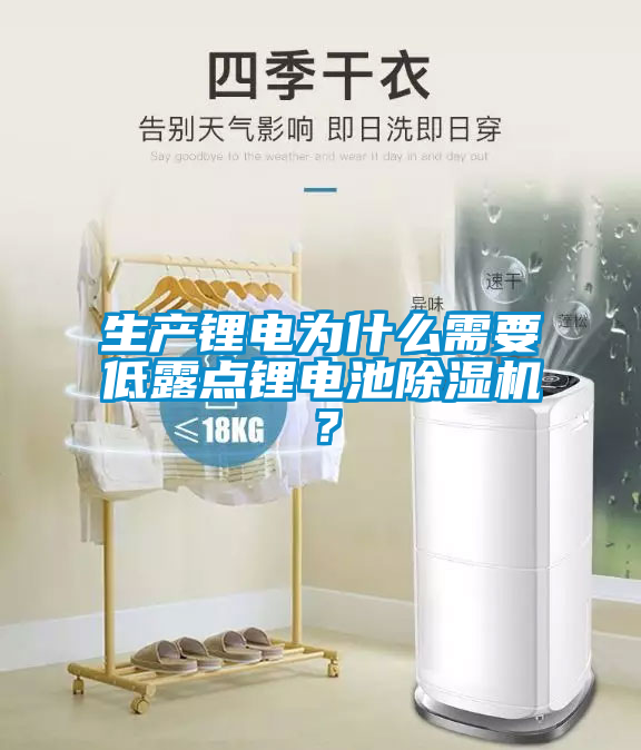 生產鋰電為什么需要低露點鋰電池除濕機？