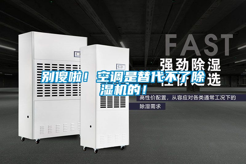 別傻啦！空調是替代不了除濕機的！