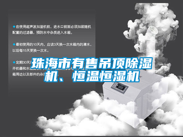 珠海市有售吊頂除濕機、恒溫恒濕機