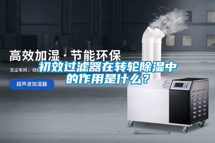 初效過濾器在轉輪除濕中的作用是什么？