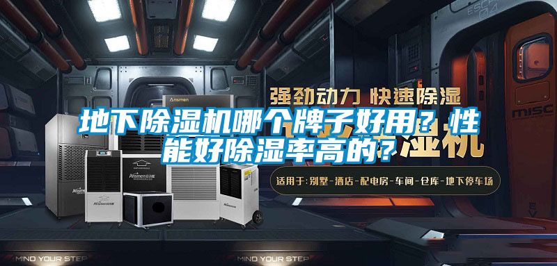 地下除濕機哪個牌子好用？性能好除濕率高的？