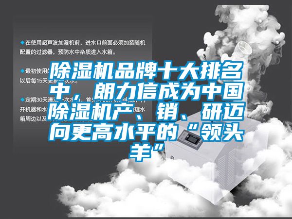 除濕機(jī)品牌十大排名中，朗力信成為中國(guó)除濕機(jī)產(chǎn)、銷、研邁向更高水平的“領(lǐng)頭羊”